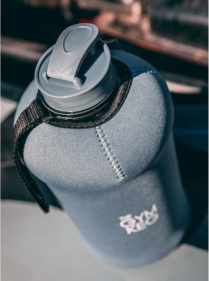 Insulated Half Gallon Sports Water Bottle - 74.4 Fl Oz (2.2 L) Gym Keg